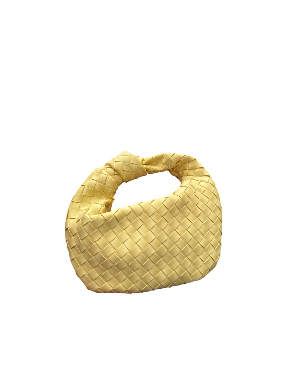 Small yellow “leather-feel” bag